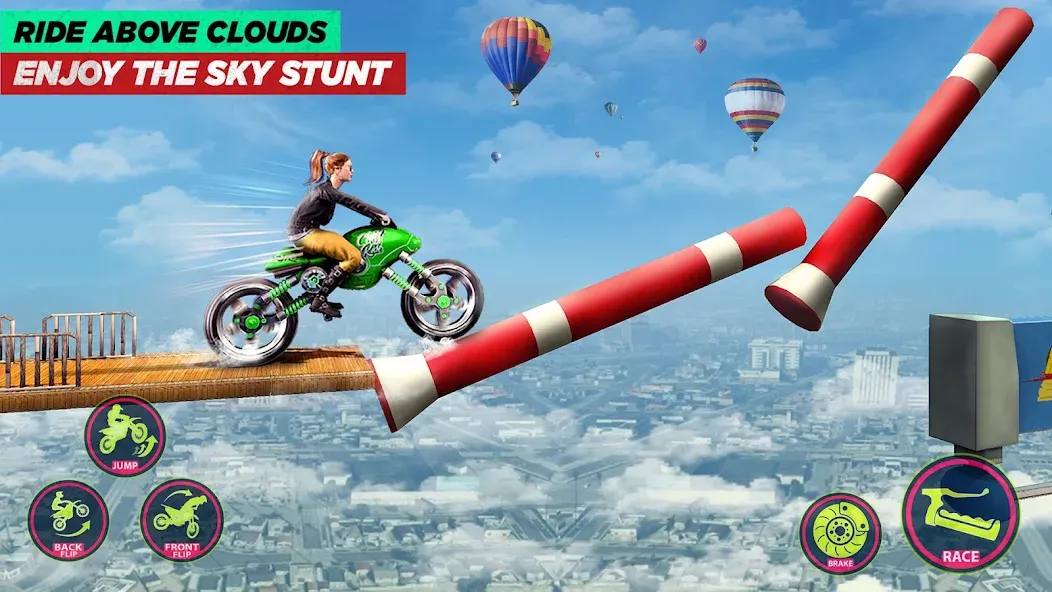 Bike Stunt Game: Tricks Master  [МОД Unlimited Money] Screenshot 5