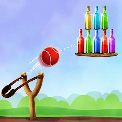 Скачать взломанную Bottle Shooting Game 2  [МОД Много денег] - полная версия apk на Андроид