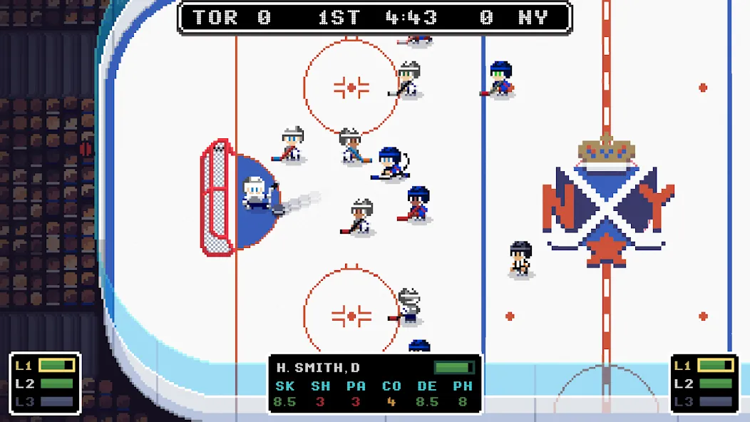 Ice League Hockey (Айс Лиг Хоккей)  [МОД Mega Pack] Screenshot 1