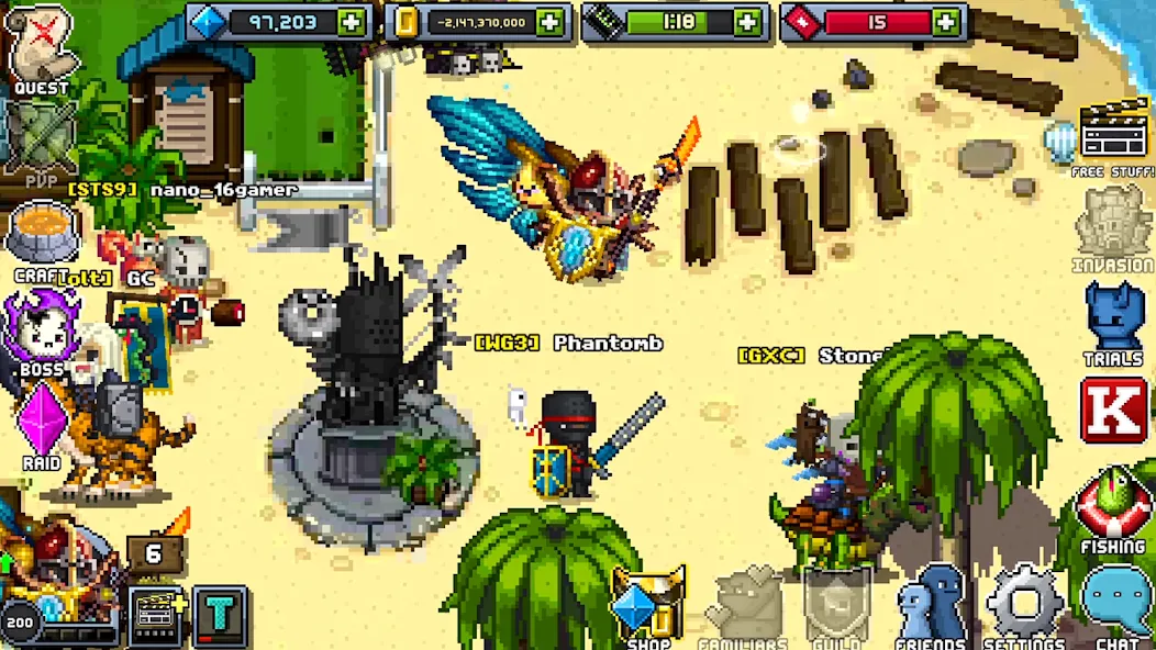 Bit Heroes Quest: Pixel RPG (Бит Хероес Квест)  [МОД Много монет] Screenshot 4