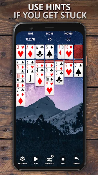 Solitaire Classic Era Games  [МОД Бесконечные монеты] Screenshot 4