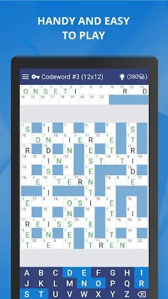 Keywords — Codeword Puzzle  [МОД Menu] Screenshot 1