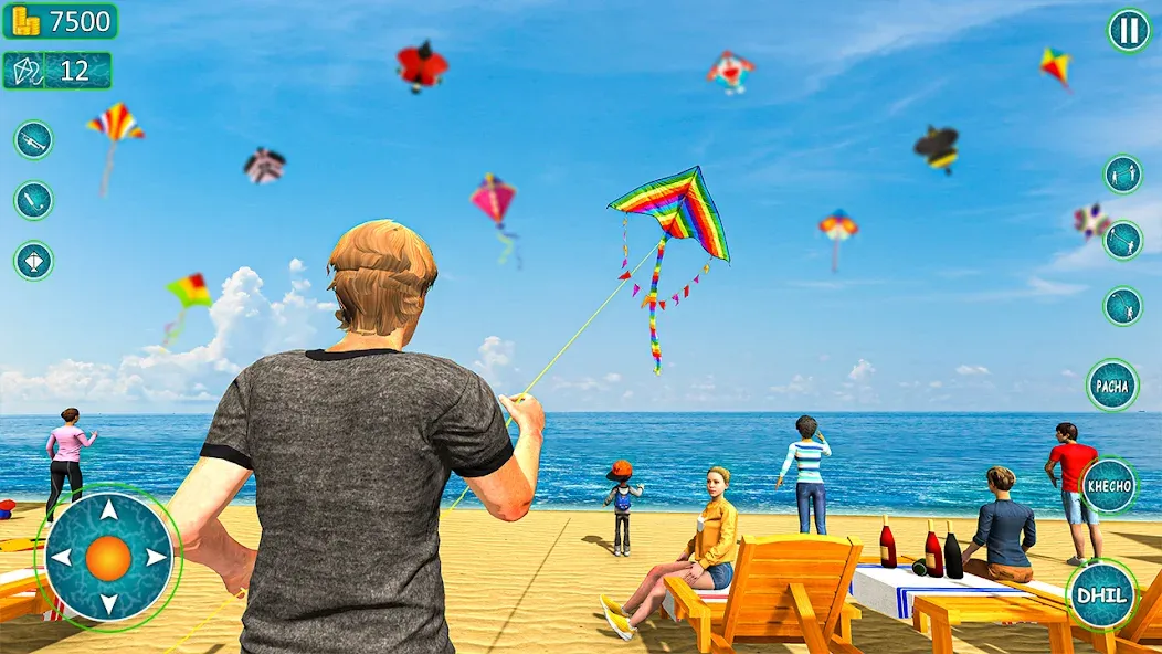 Kite Basant: Kite Flying Games  [МОД Mega Pack] Screenshot 1