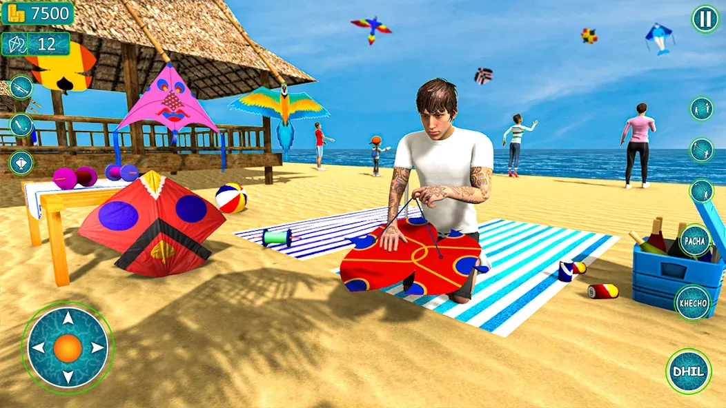 Kite Basant: Kite Flying Games  [МОД Mega Pack] Screenshot 2