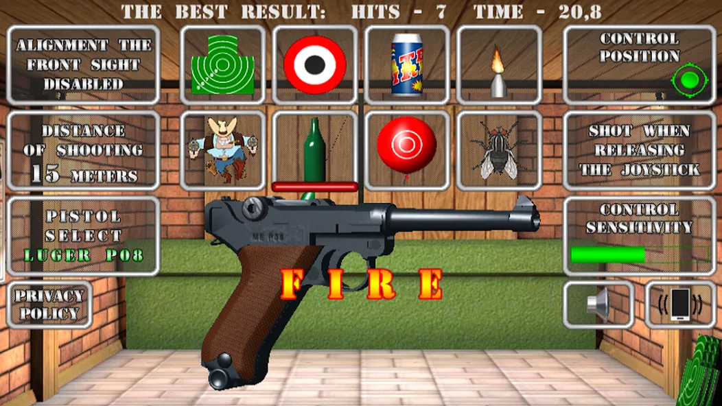 Pistol shooting. Desert Eagle (Пистолет стрельбы симулятор)  [МОД Бесконечные деньги] Screenshot 3