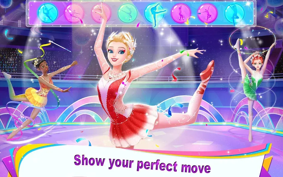 Gymnastics Queen (Джимнастикс Квин)  [МОД Много денег] Screenshot 1