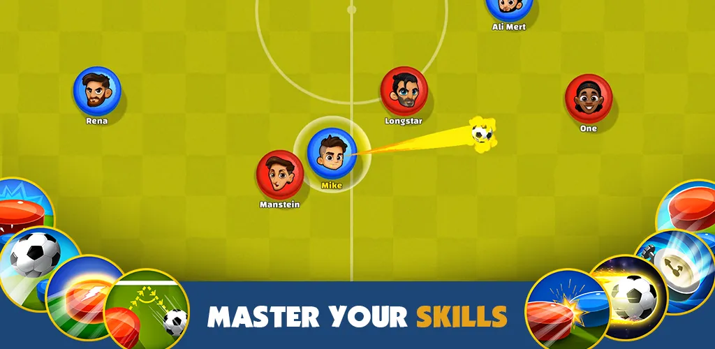 Super Soccer 3v3 (Online) (упер футбол 3 на 3)  [МОД Много монет] Screenshot 2