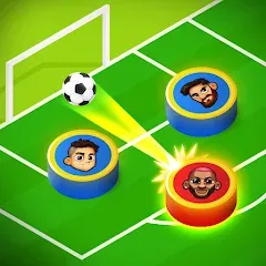 Взлом Super Soccer 3v3 (Online) (упер футбол 3 на 3)  [МОД Много монет] - последняя версия apk на Андроид