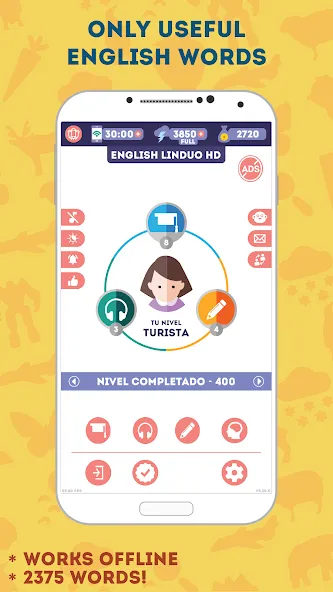 English for Beginners: LinDuo  [МОД Menu] Screenshot 3