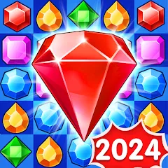 Взломанная Jewels Legend - Match 3 Puzzle (Джуэл Легенд)  [МОД Много денег] - стабильная версия apk на Андроид