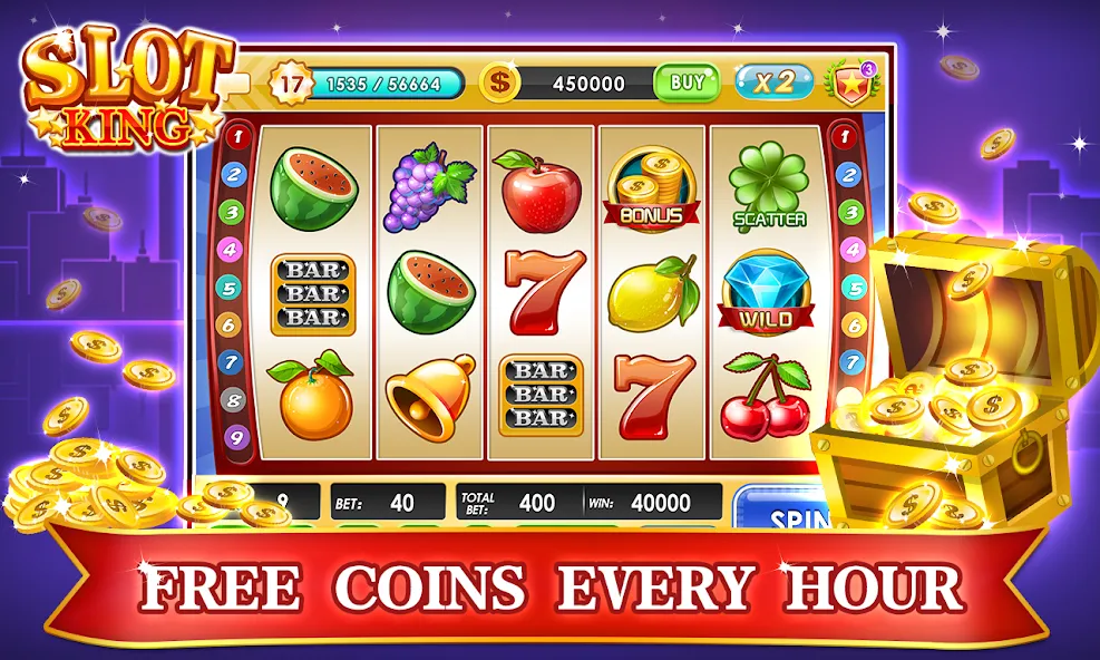 Slots Machines - Vegas Casino  [МОД Все открыто] Screenshot 1