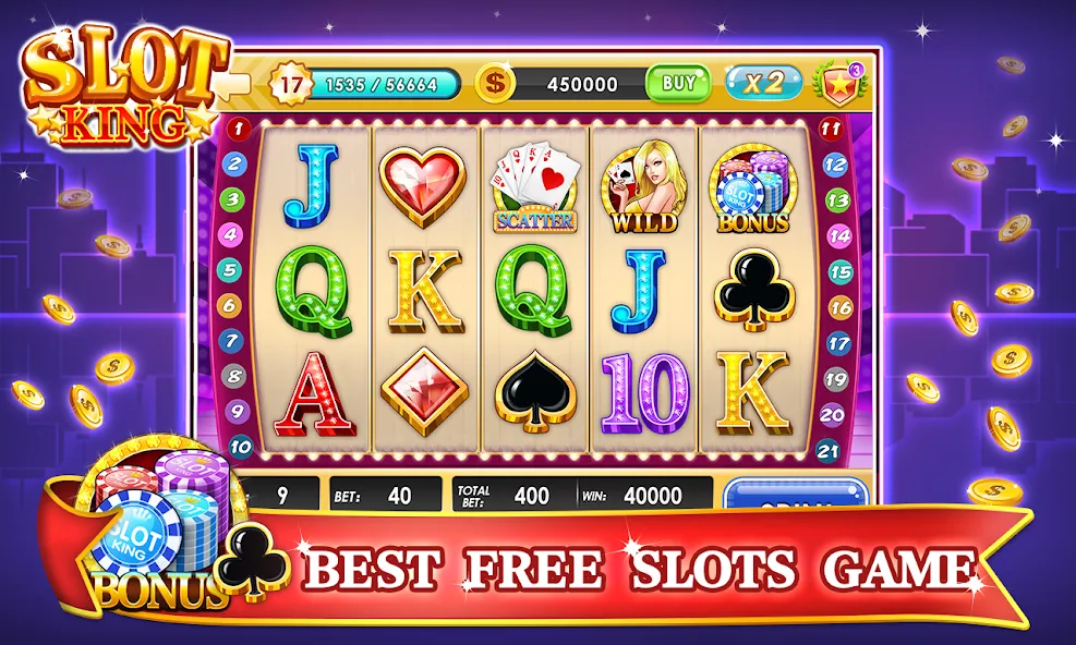 Slots Machines - Vegas Casino  [МОД Все открыто] Screenshot 3