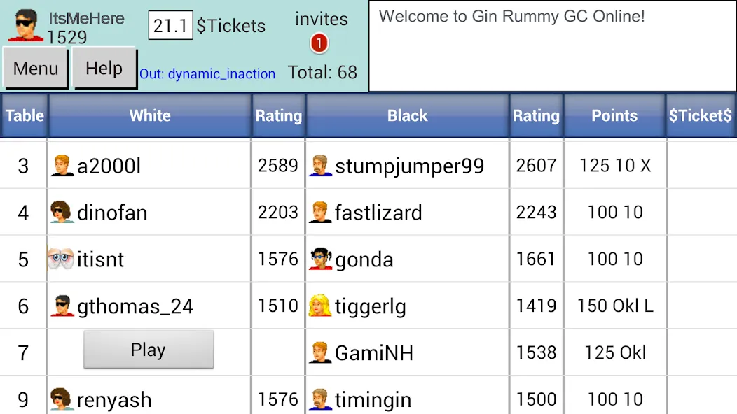 Gin Rummy GC Online (Джин Рамми Онлайн)  [МОД Menu] Screenshot 2