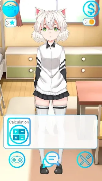 My anime girl 2 (Май аниме грл 2)  [МОД Unlocked] Screenshot 1