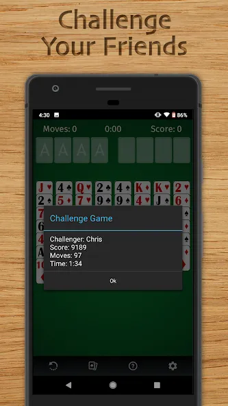 FreeCell Solitaire Classic (Фрисел Солитер Классик)  [МОД Unlocked] Screenshot 4