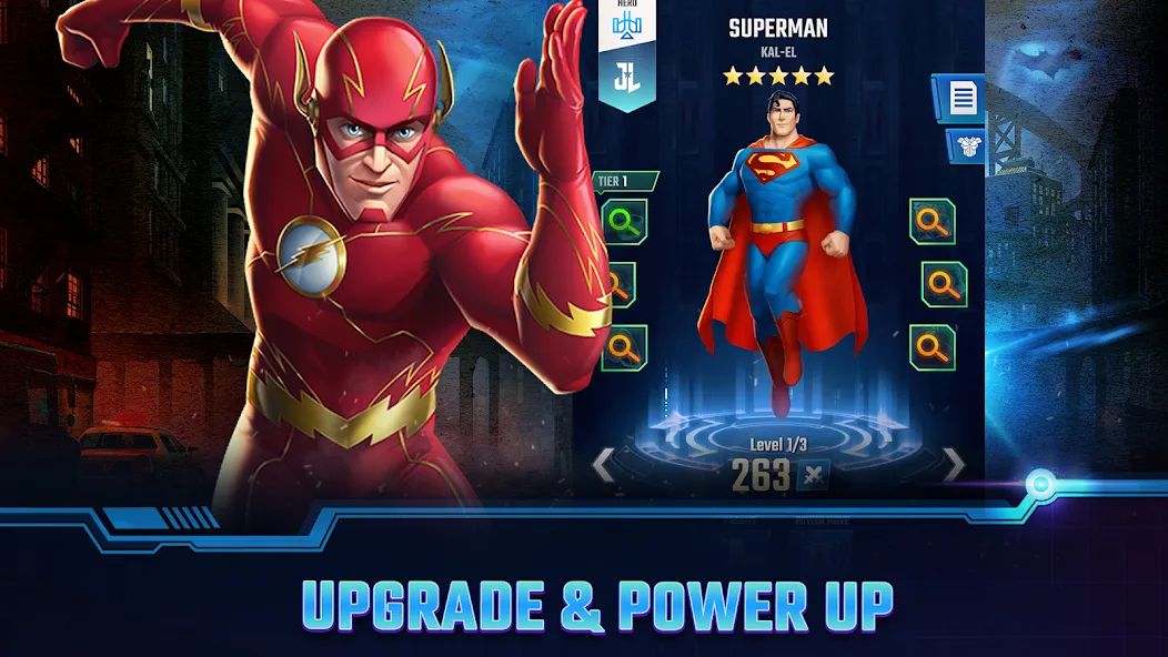 DC Heroes & Villains: Match 3  [МОД Mega Pack] Screenshot 5