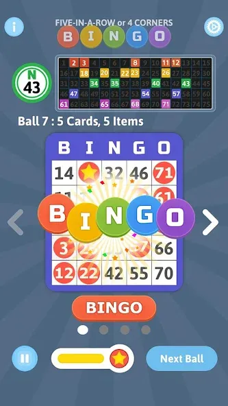 Bingo Mania - Light Bingo Game (Бинго Мания)  [МОД Меню] Screenshot 3