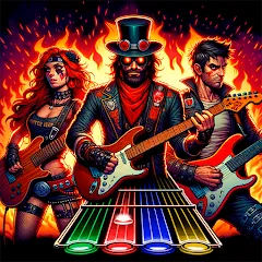 Скачать взлом Guitar Hero Mobile: Music Game (Гитар Хиро Мобайл)  [МОД Меню] - полная версия apk на Андроид