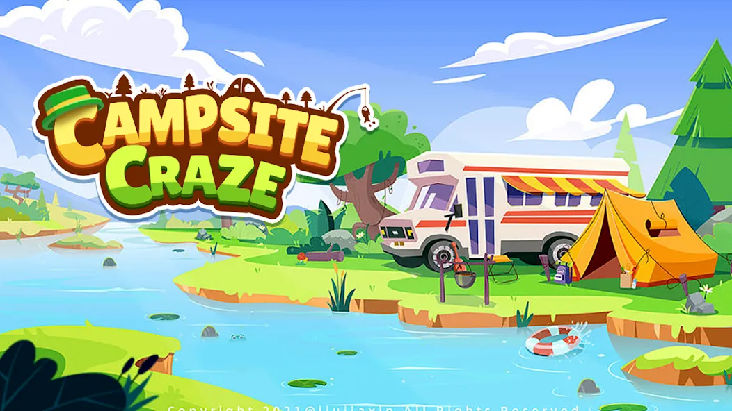 Campsite Craze: Puzzle Merge (Кемпинговая Лихорадка)  [МОД Бесконечные монеты] Screenshot 1