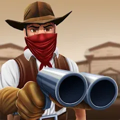 Взломанная West Cowboy Western Polygon  [МОД Бесконечные монеты] - стабильная версия apk на Андроид