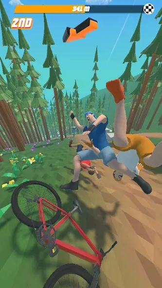 Bike Hill 3D (Байк Хилл 3Д)  [МОД Много монет] Screenshot 3