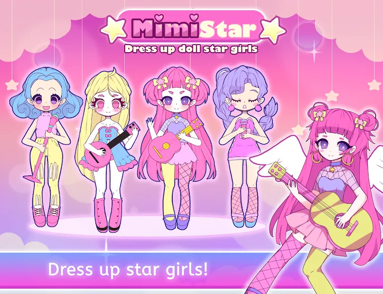 Mimistar dress up chibi doll (Министар)  [МОД Бесконечные монеты] Screenshot 1