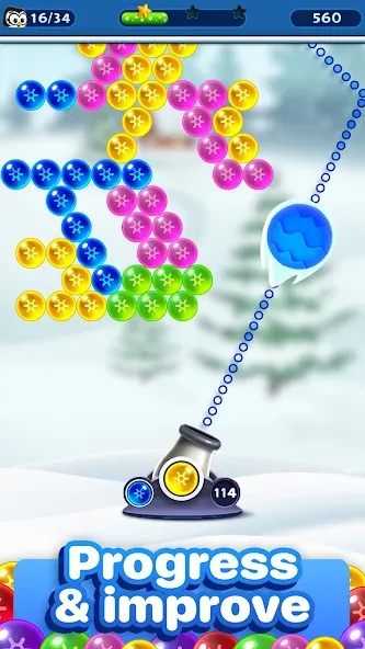 Bubble Pop Games: Shooter Cash  [МОД Много денег] Screenshot 2