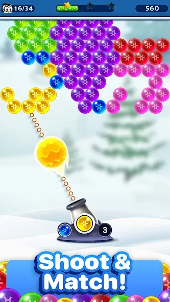 Bubble Pop Games: Shooter Cash  [МОД Много денег] Screenshot 3