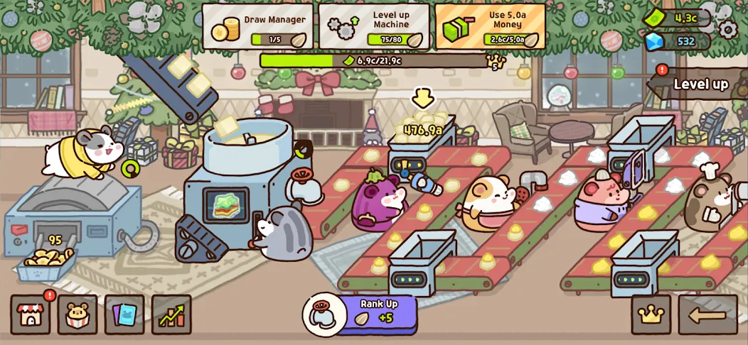 Hamster Cookie Factory  [МОД Menu] Screenshot 5