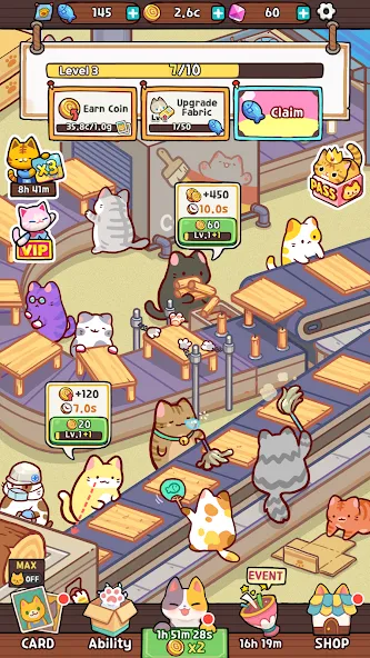 Kitty Cat Tycoon (Китти Кэт Тайкун)  [МОД Бесконечные монеты] Screenshot 5