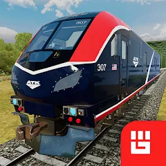 Скачать взломанную Train Simulator PRO USA (Трейн Симулятор ПРО США)  [МОД Бесконечные деньги] - полная версия apk на Андроид