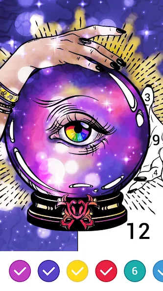 Magic Paint: Color by number (Магик Пейнт)  [МОД Unlimited Money] Screenshot 4
