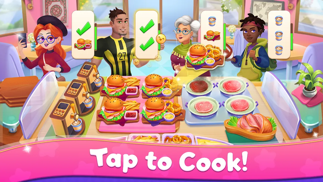 Mom's Kitchen : Cooking Games  [МОД Unlocked] Screenshot 3