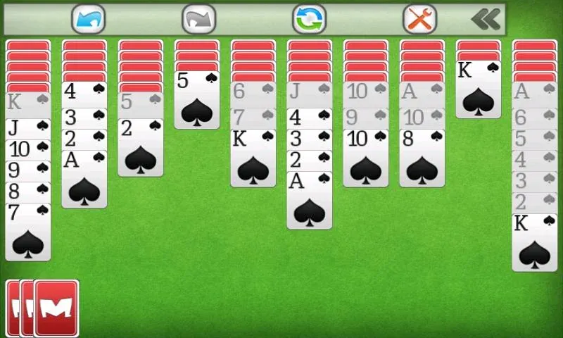 Spider Solitaire  [МОД Много денег] Screenshot 3