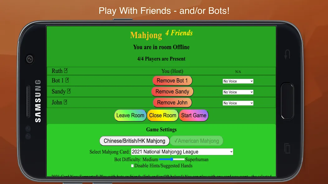 Mahjong 4 Friends (Маджонг 4 Друзей)  [МОД Menu] Screenshot 2