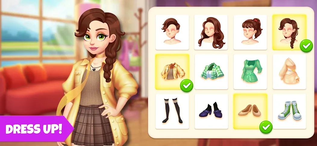 Makeover Blast: Dressup Salon (Мейковер Бласт)  [МОД Menu] Screenshot 3