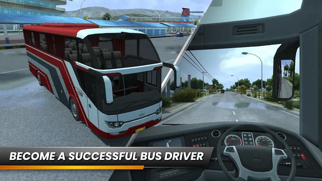 Bus Simulator Indonesia (Бус Симулятор Индонезия)  [МОД Unlimited Money] Screenshot 1