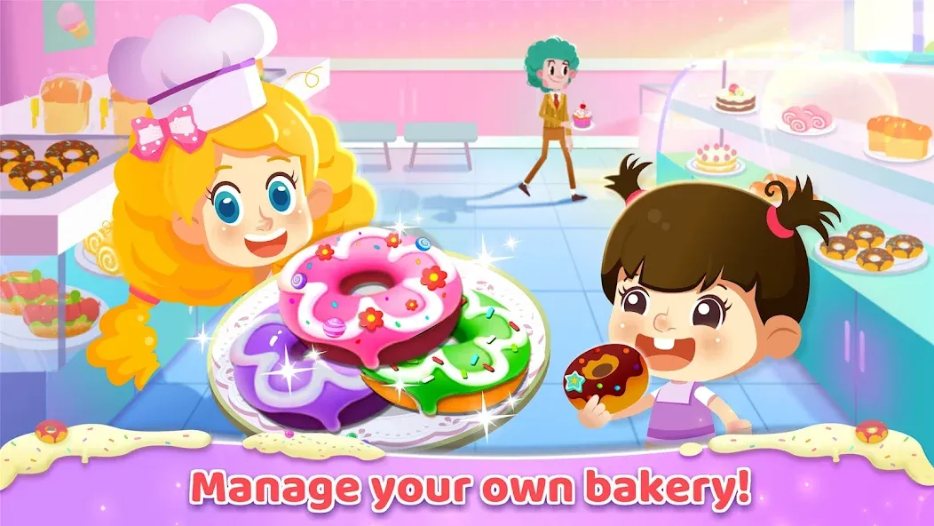 Little Panda: Sweet Bakery  [МОД Unlimited Money] Screenshot 1