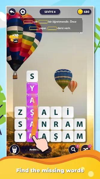 Word Surf: Inspire (Ворд Серф)  [МОД Все открыто] Screenshot 1