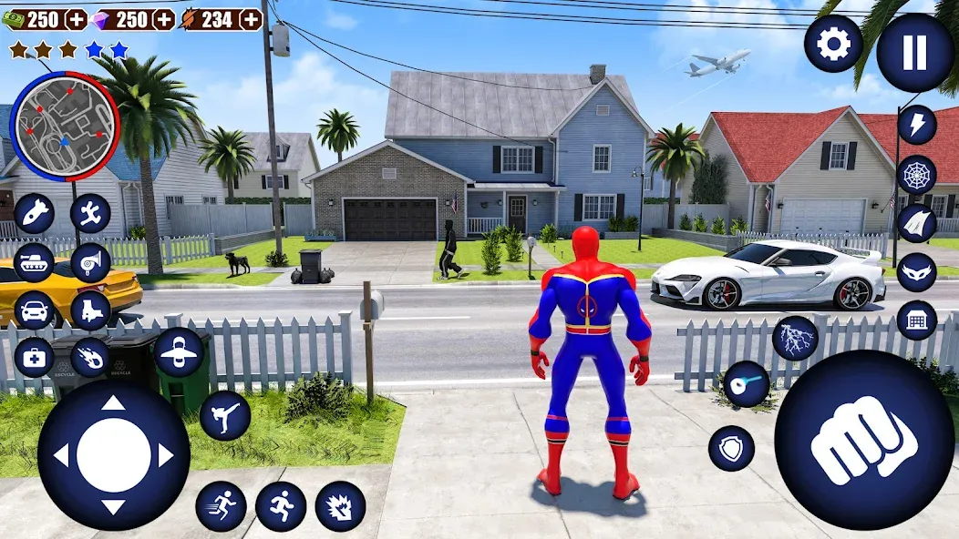 Flying Superhero Robot Games (Флайинг Супергерой Робот Игры)  [МОД Все открыто] Screenshot 4