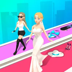 Скачать взломанную Fashion Battle - Catwalk Queen  [МОД Много денег] - полная версия apk на Андроид