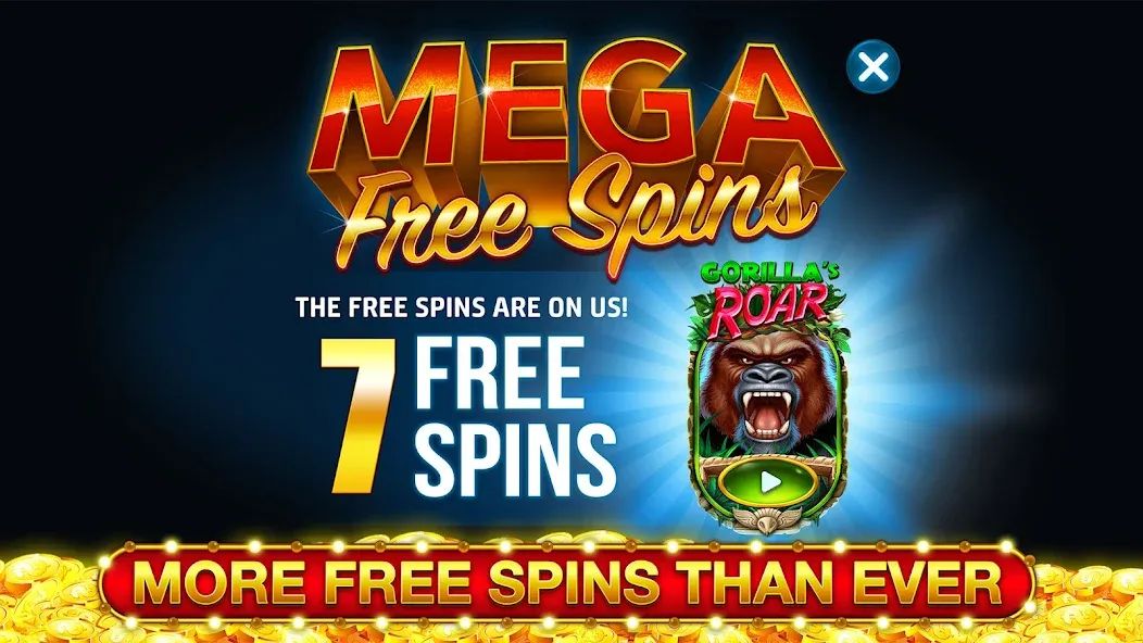 Ape Slots: Vegas Casino Deluxe  [МОД Бесконечные деньги] Screenshot 3