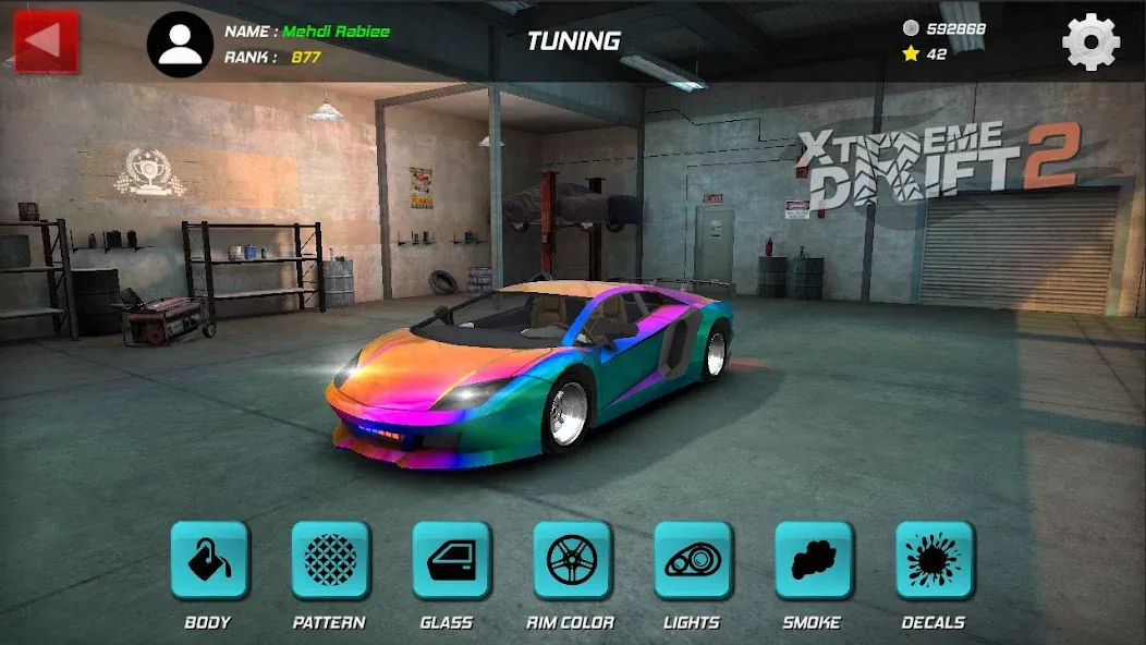 Xtreme Drift 2 (Икстрим Дрифт 2)  [МОД Unlimited Money] Screenshot 2