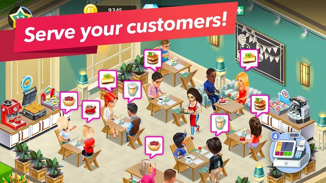 My Cafe — Restaurant Game  [МОД Бесконечные деньги] Screenshot 3