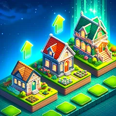 Взлом Merge HomeTown: Merge Games  [МОД Много денег] - полная версия apk на Андроид