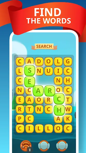 Word Treasure Hunt  [МОД Mega Pack] Screenshot 1