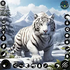 Скачать взлом Arctic White Tiger Family Sim  [МОД Много денег] - последняя версия apk на Андроид