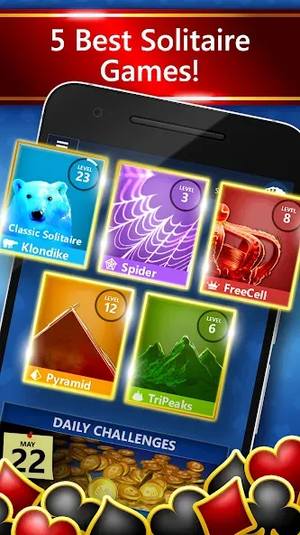 Microsoft Solitaire Collection (Майкрософт Солитер Коллекшн)  [МОД Бесконечные монеты] Screenshot 1