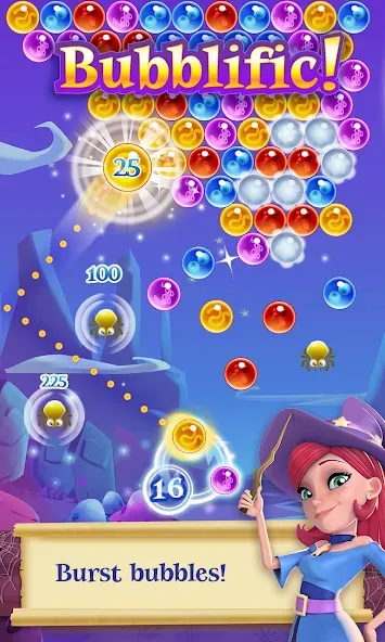 Bubble Witch 2 Saga (Бабл Витч 2 Сага)  [МОД Все открыто] Screenshot 1