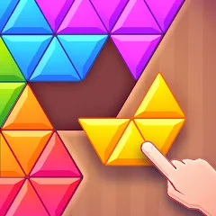 Взломанная Triangles & Blocks (Полиблок)  [МОД Unlocked] - последняя версия apk на Андроид